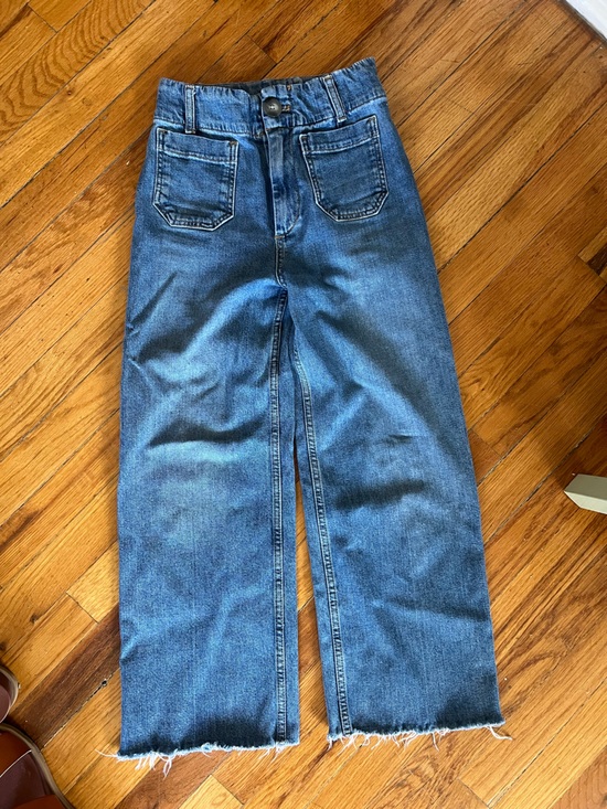 Pilcro Denim - Pilcro Women's Straight Jeans in Blue Denim